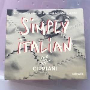Simply Italian cipriani cook book brand new
